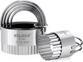 HULISEN Biscuit Cutter Set, Stainless Steel Round Biscuit Cutters by HULISEN
