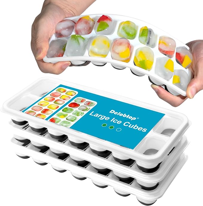 DclobTop Ice Cube Trays for Freezer by DclobTop