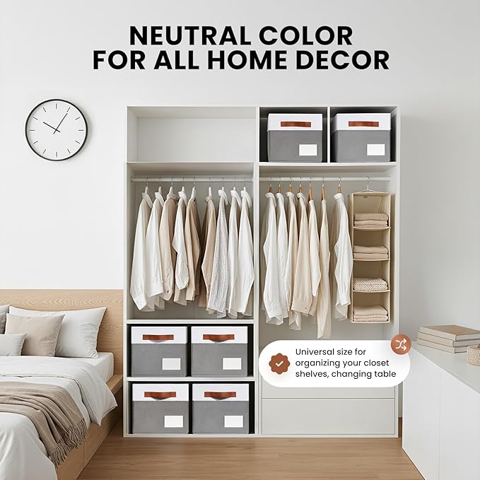 Criusia Large Closet Storage Baskets - Image 4