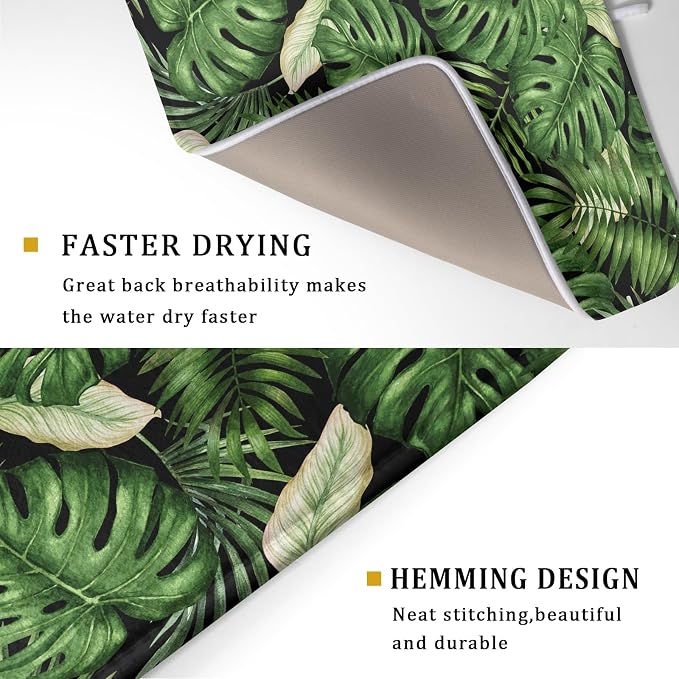 Giwawa Tropical Palm Leaf Dish Drying Mat - Image 3
