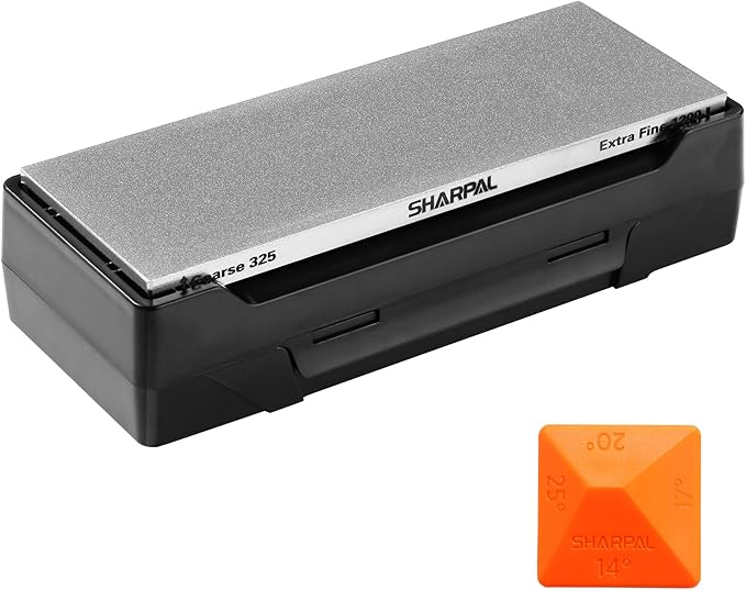 SHARPAL 162N Double-sided Diamond Sharpening Stone Whetstone Knife Sharpener by SHARPAL