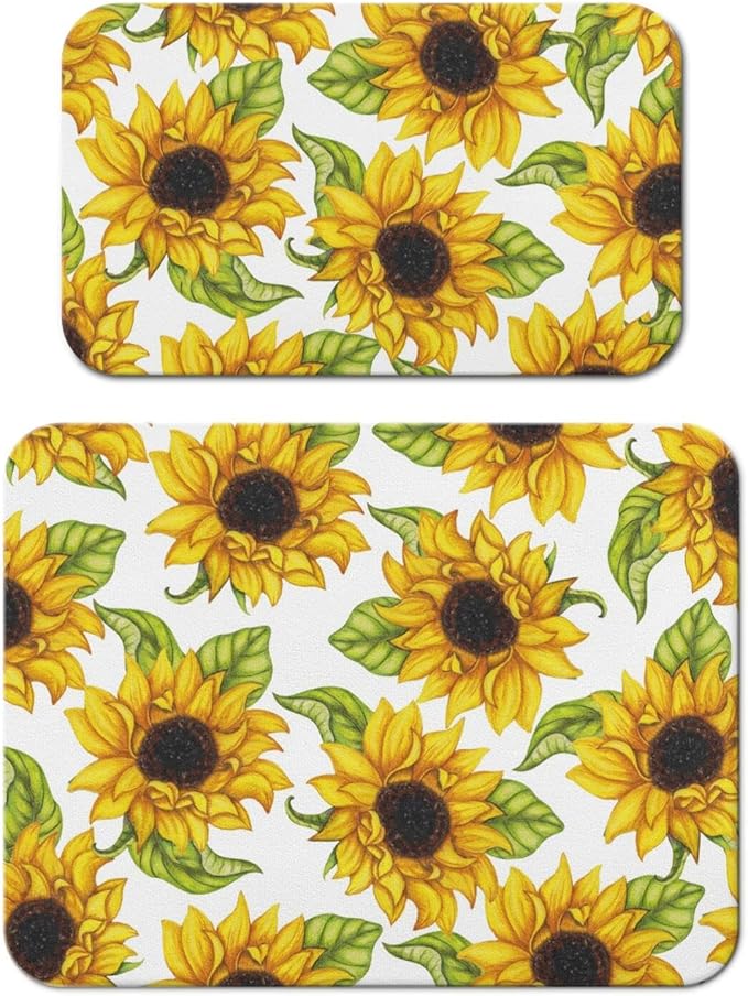Dish Drying Mat for Kitchen Counter 2 Pack by Unknown
