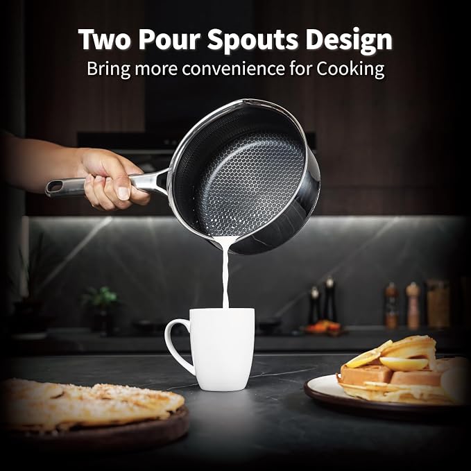 Hybrid Nonstick 4 QT Saucepan - Image 4