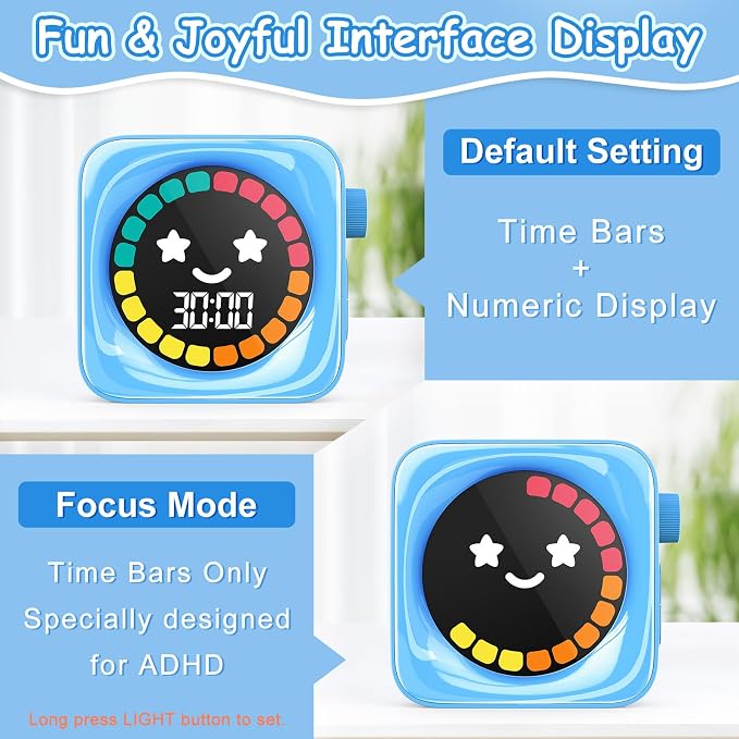 Visual Timer for Kids, 99 Minute Digital Cute Kids Visual Timer Classroom for - Image 4