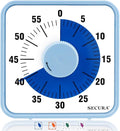 Secura 60-Minute Visual Countdown Timer, 7.5-Inch Oversize Classroom Visual by Secura