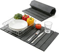 Large Stone Dish Drying Mat for Kitchen Counter, Foldable Diatomaceous Earth by Unknown