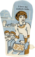 Blue Q I Love My Asshole Kids Funny and Cute Oven Mitts, Home Kitchen Gifts by BlueQ