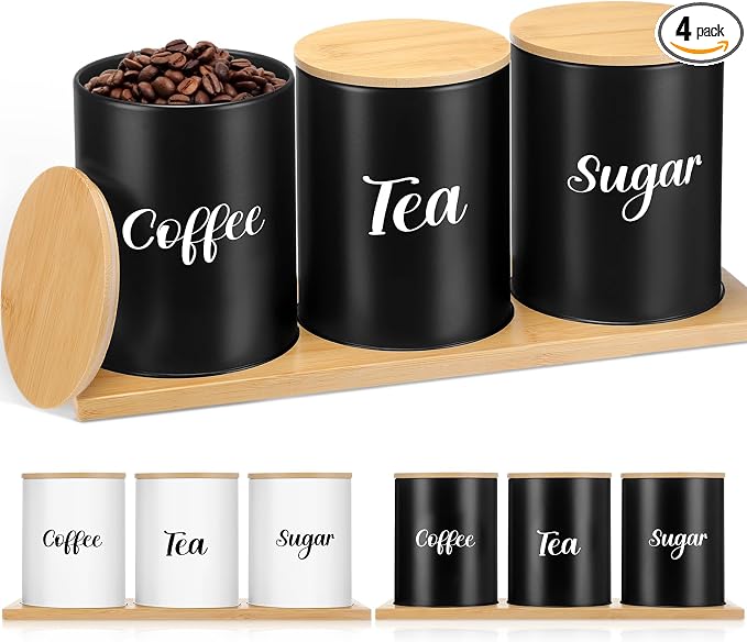 Reallnaive Coffee Tea Sugar Container Set by Unknown