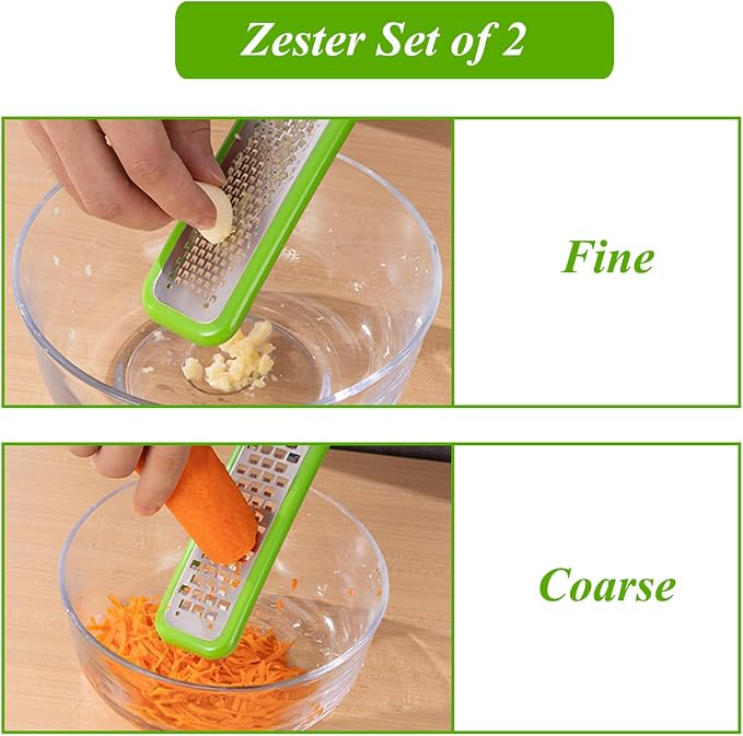 Zester Grater Set of 2, Cheese Grater - Image 7
