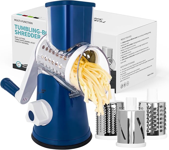 X Home Rotary Cheese Grater for Kitchen, Shredder by XHome