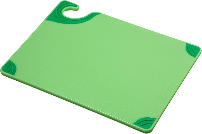 San Jamar Saf-T-Grip Plastic Cutting Board by SanJamar