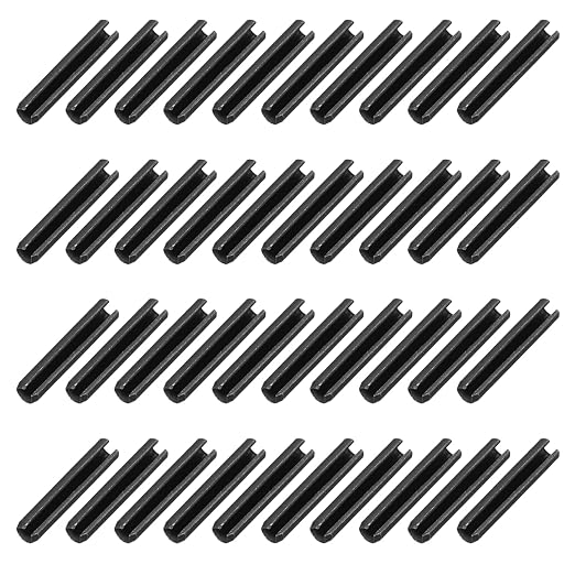 MECCANIXITY 120Pcs Slotted Split Roll Pins 1/10 Inch Dia. 1/2 Inch Length 65Mn by MECCANIXITY