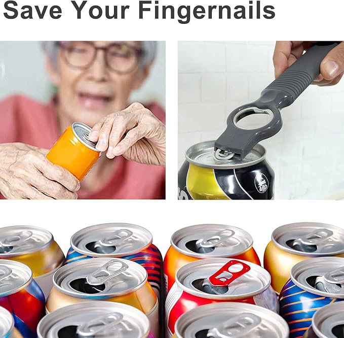 2-Pack Soda Can Opener and Beer Bottle Opener Bartender - Image 3