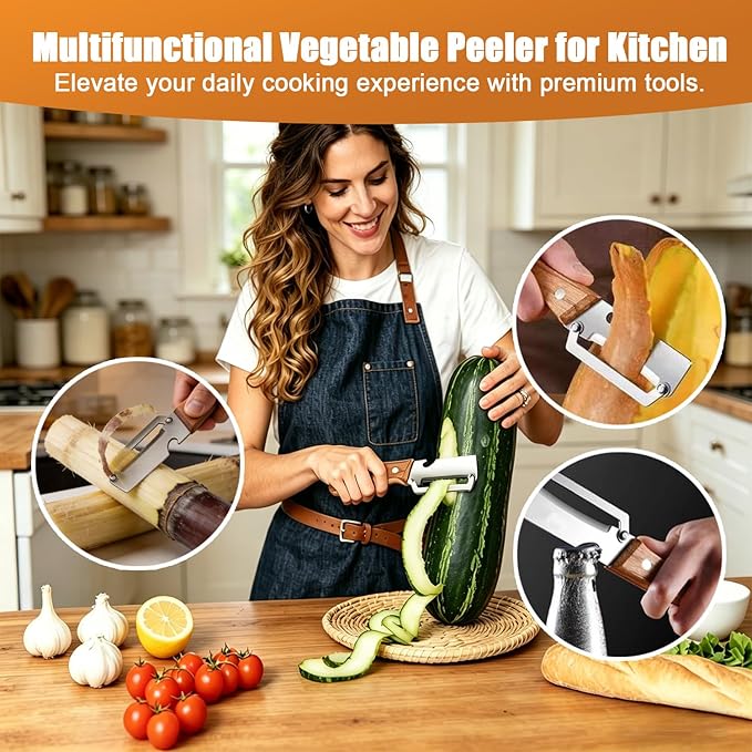 2PCS Multifunctional Vegetable Peeler - Image 7