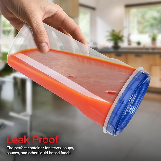 Stock Your Home 48oz Plastic Containers - Image 6