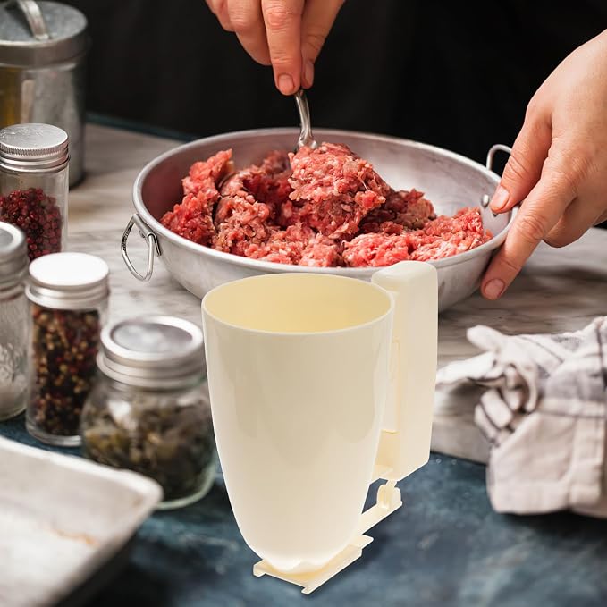 BESTYASH Meatball Maker Dispenser Cup Handheld Meatball Molding Tool 304 - Image 4