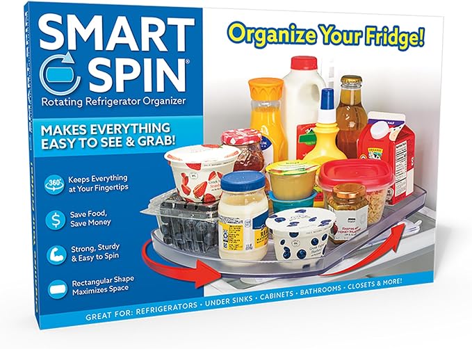 Ontel Smart Spin Rotating Refrigerator Organizer by Ontel