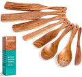 HOWHONG Wooden Spatula Spurtle Set by HOWHONG