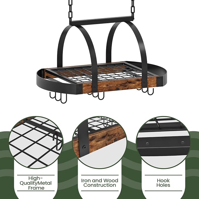 CHOEZON Hanging Pot Rack, Pot Hanger - Image 6