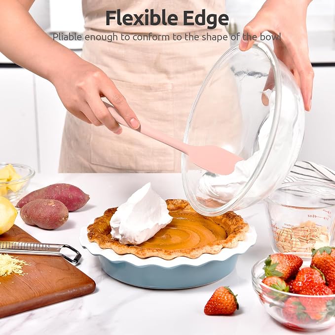 Heat Resistant Silicone Spoon Spatula: U-Taste 600ºF High Heat Flexible 11.38in - Image 4