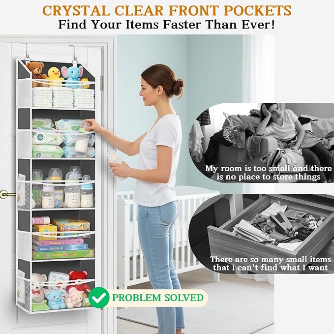 Ofiray-home 2 Pack Over Door Organizer - Image 2