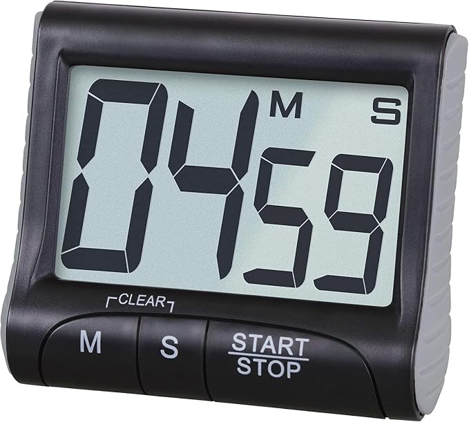 3" Large Display Kitchen Timer -Digital Timer Magnetic Back Loud Alarm On A by Tanmalan