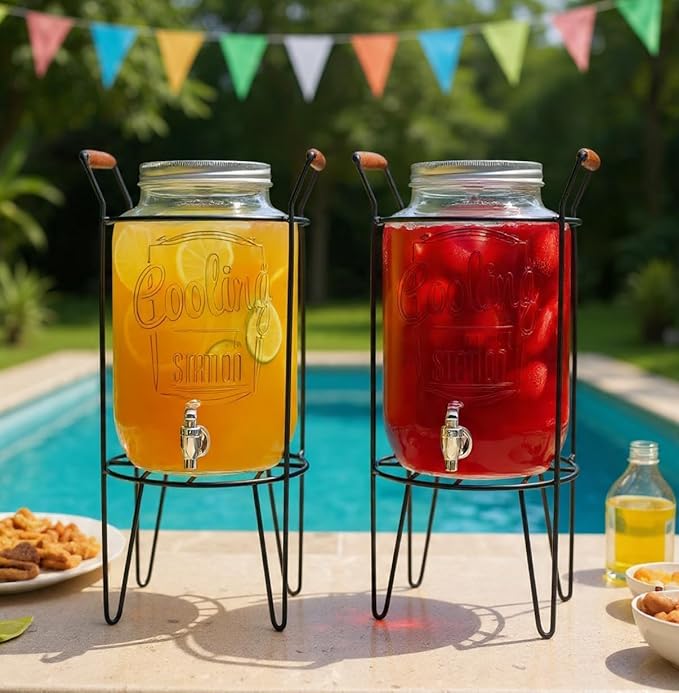 2 PACK-2 GALLON Drink Dispensers - Image 3