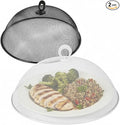 MAGICLULU 2-Pack Metal Mesh Food Covers, 11.8-Inch Net Dome Plate Fly Tents by MAGICLULU
