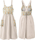 Uaussi Cotton Linen Apron Cross Back Work Apron by Uaussi