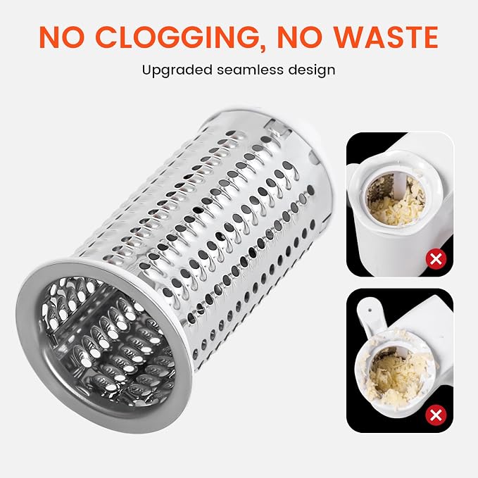 Rotary Cheese Grater Hand Crank - Image 6