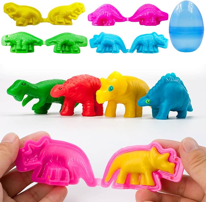 FRIMOONY Dough Tools Set for Kids, Various Plastic Animal Molds, Rolling Pins - Image 2