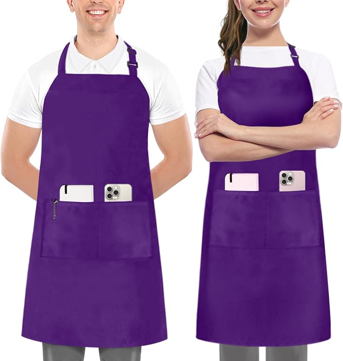 Utopia Kitchen 2 Pack Bib Apron, Adjustable by UTOPIAKITCHEN