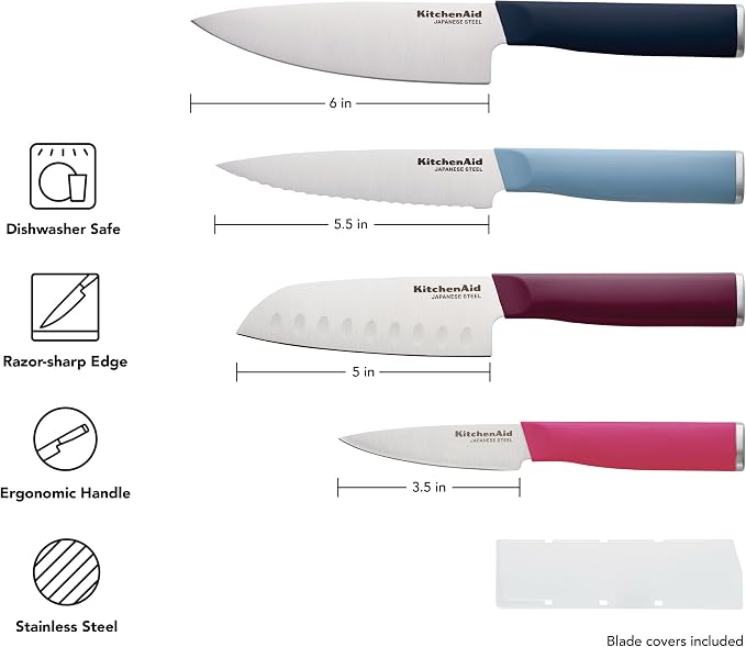KitchenAid 4-Piece Chef Knife Set - Image 6