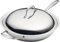 Tramontina Signature Tri-Ply Clad Stainless Steel 12.5-Inch Wok by Tramontina