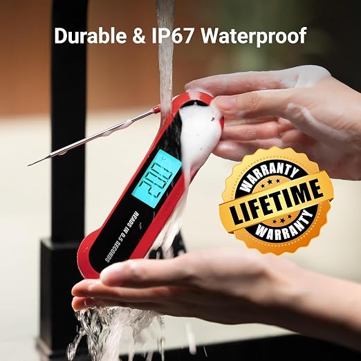 Professional 3X Faster 0.5sec Instant Read Meat Thermometer Digital, High - Image 4