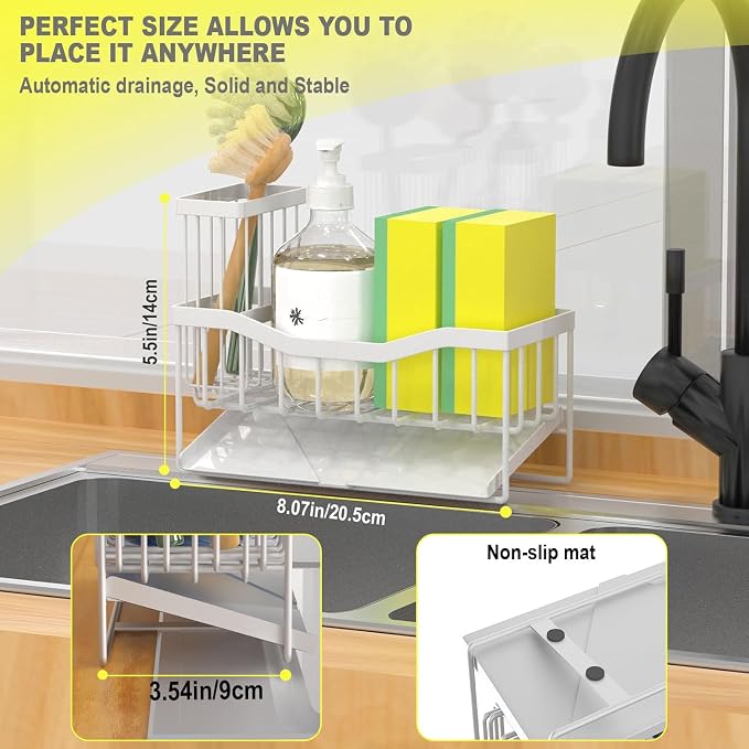 Fssvcd Maifan Sink Caddy Sponge Holder - Image 5