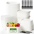 DI QIU REN 50-Pack 35oz Disposable Meal Prep Containers by DIQIUREN
