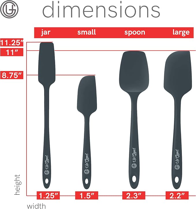 UpGood Silicone Spatula Set 600°F - Image 7