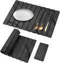 2 PCS Stone Dish Drying Mat for Kitchen Counter, Fast Drying Collapsible Dish by Unknown