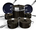 Nuwave Lux 13pc Forged Lightweight Cookware Set PFAS Free, Healthy G10 Duralon by NuWave