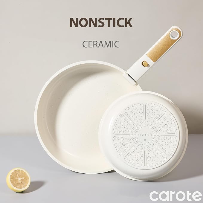 CAROTE 6pcs Pots and Pans Set Non Stick, Cookware Sets, Kitchen Set, - Image 3