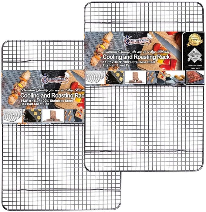 KITCHENATICS 100% Stainless Steel Cooling Racks by KITCHENATICS