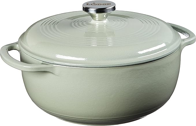 Lodge 4.5 Quart Enameled Cast Iron Dutch Oven by Lodge