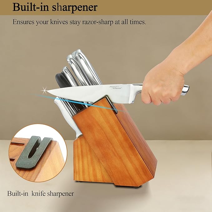 Marco Almond® Knife Block Set, KYA26 Knife Set - Image 3