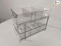 Vtopmart 2 Pack Larger Bathroom Organizer, 2 Tier White Under Sink Organizers by Vtopmart