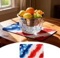 250 anniversary usa American Flag Dish Drying Mat: 12"x20" Patriotic Absorbent by EazziSwitch