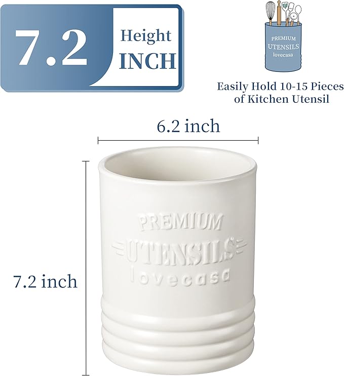LOVECASA Vintage Utensil Holder - Image 3