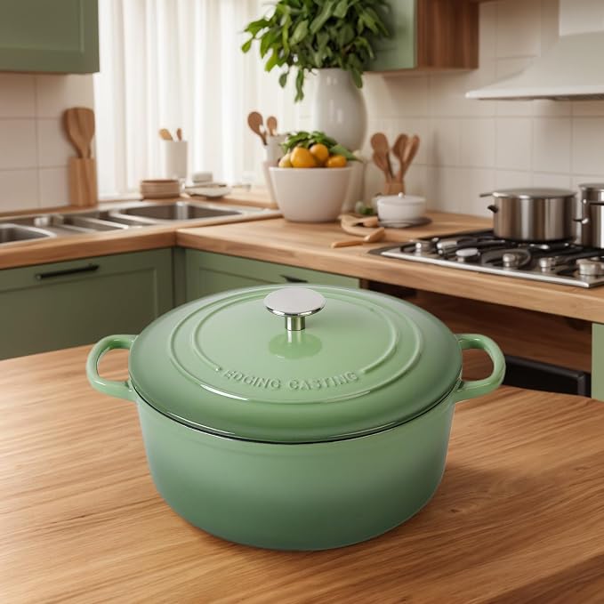 EDGING CASTING Enameled Cast Iron Dutch Oven Pot - Image 8