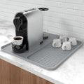 Silicone Coffee Mat, Coffee Bar Accessories Fit Under Coffee Maker Coffee by Garolue