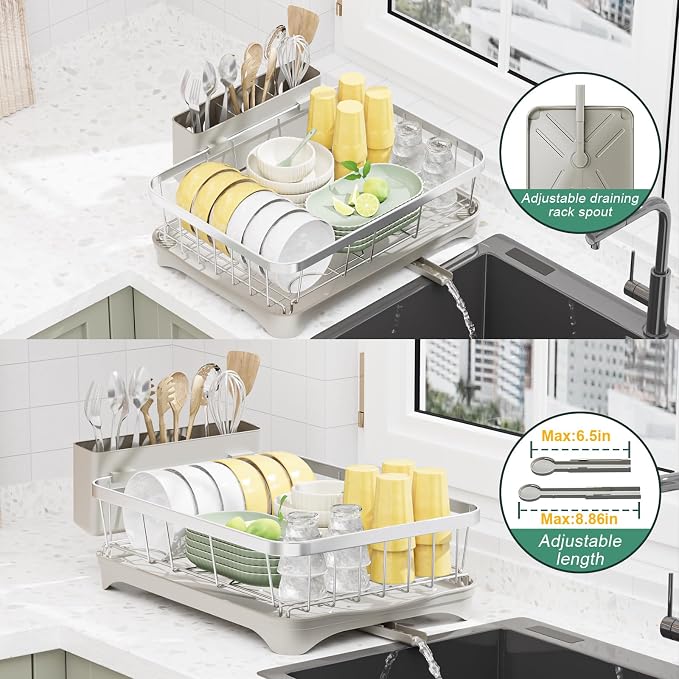 LIYI Drying Rack Tableware, Stainless Steel Drying Rack, 304 Stainless Steel - Image 3